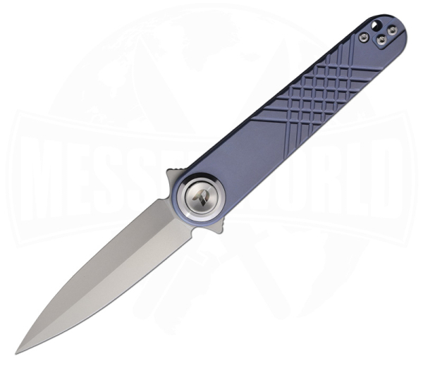 DreamTech Button Lock G10 Blue D4052TBL Taschenmesser mit blauer Griffgestaltung