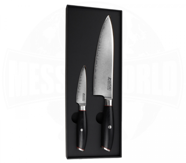 Wusaki Messerset 2-teilig San Mai Pakka