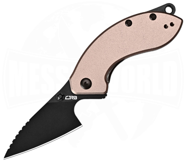 CJRB Spud Neck Knife Champagne Aluminium 