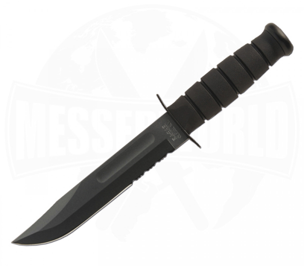 KA-BAR Black USCM serrated Tactical Knife 1214