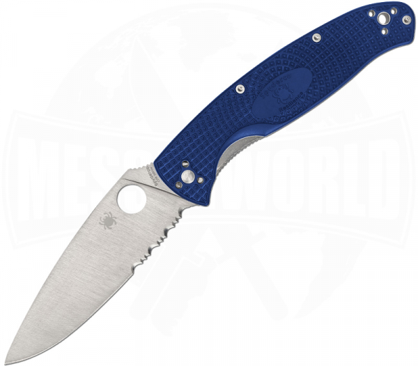 Spyderco Resilience FRN Blue CPM-S35VN Combo