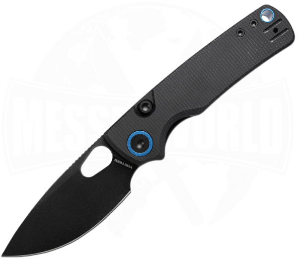 Vosteed Porcupine Schwarz Micarta A2601 - Einhandmesser