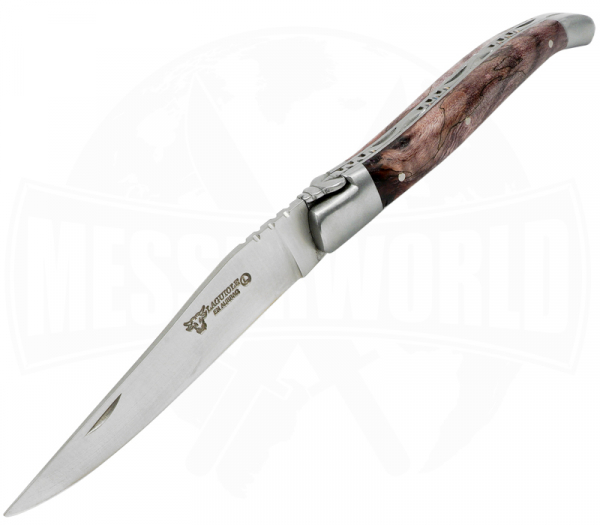 Laguiole en Aubrac Knife Red Poplar 12 cm 