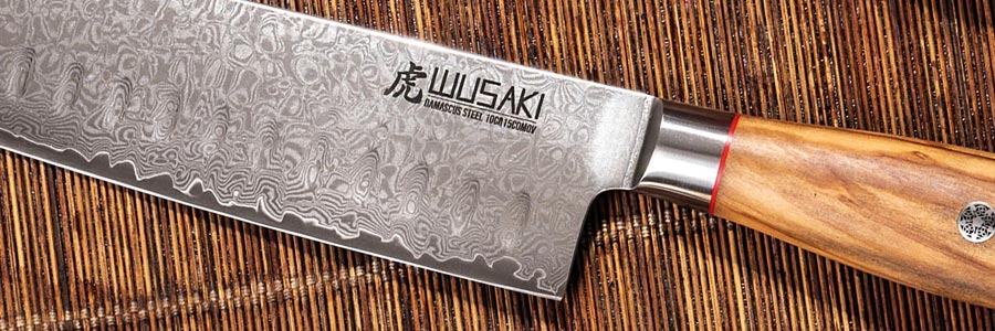 Wusaki Kochmesser, japanischer stil, Küchenmesser mi Holzgriff