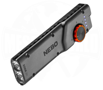 NEBO Luxtreme SL25 Wiederaufladbarer Scheinwerfer – 400m Reichweite, USB-Ladung, IP67 Wasserdicht, Mit COB-Flutlicht