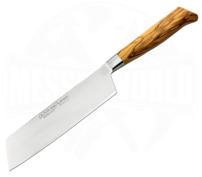BURGVOGEL Piccolo coltello da pane forgiato OLIVA LINE 13 cm manico in