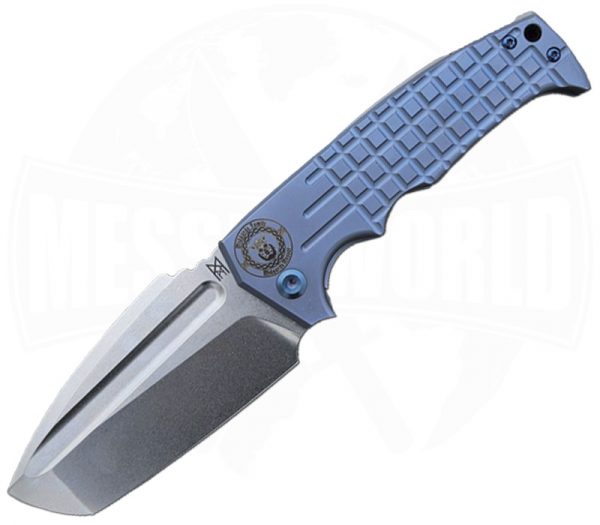 Midgards Messer Little Viking Titanium V2 Blau