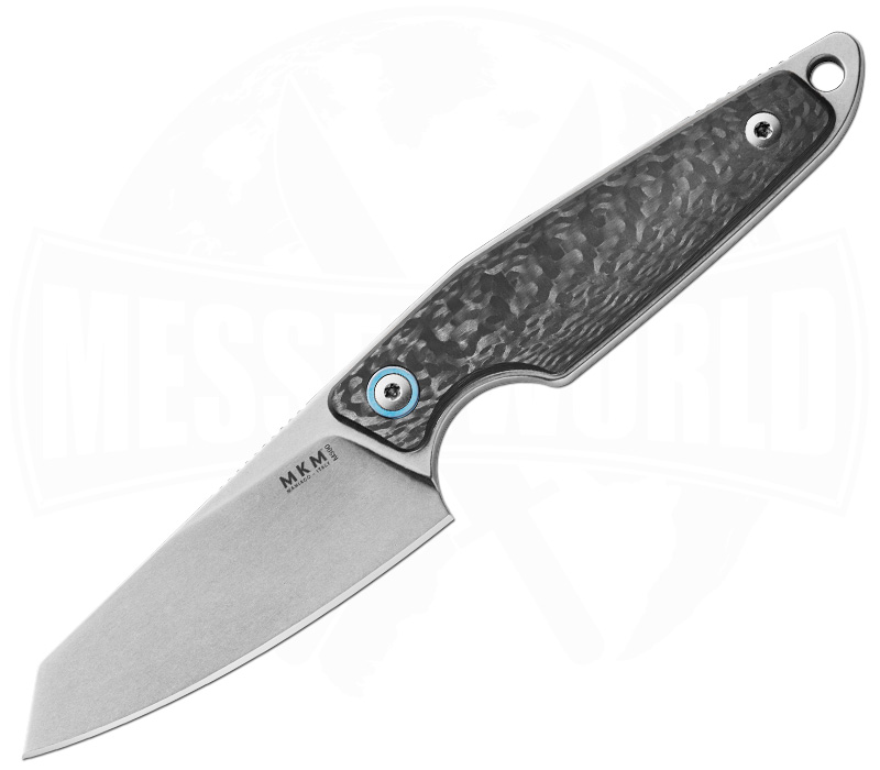 MKM Makro 2 Carbon Fiber Gentleman knife with fixed sheepfoot blade