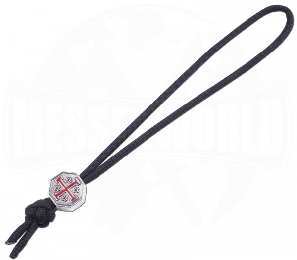 Spartan Blades Lanyard Crusaders Cross Black