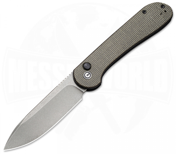 Civivi Elementum Button Lock Green Micarta C2103C