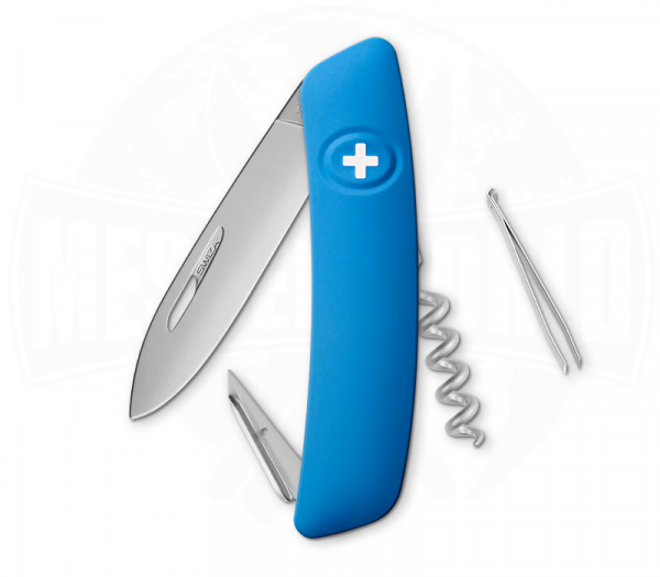 SWIZA D01 AM Schweizer Armee Messer Blau Multitool mit 6 Funktionen