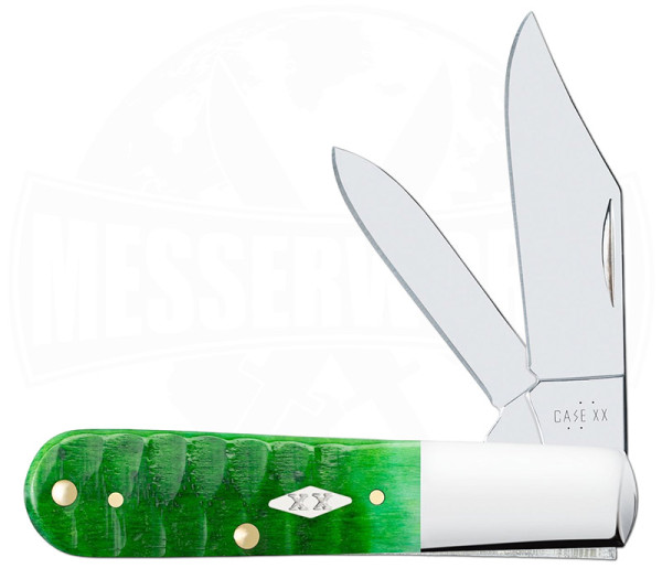 Case Knives SS Bright Green Bone Gator Barlow