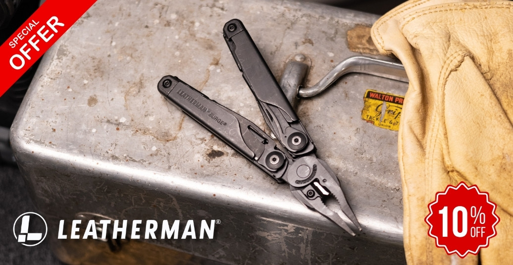 Leatherman Sale - Heavy Duty Tool Surge Black Multitool