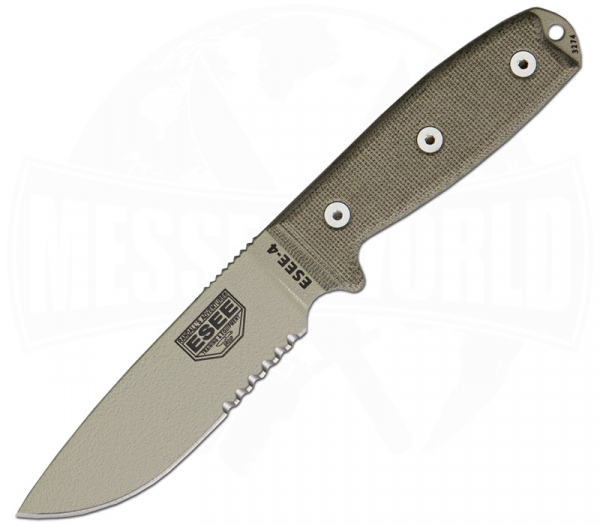 ESEE Knives Modell 4 Serrated 4S-MB-DT