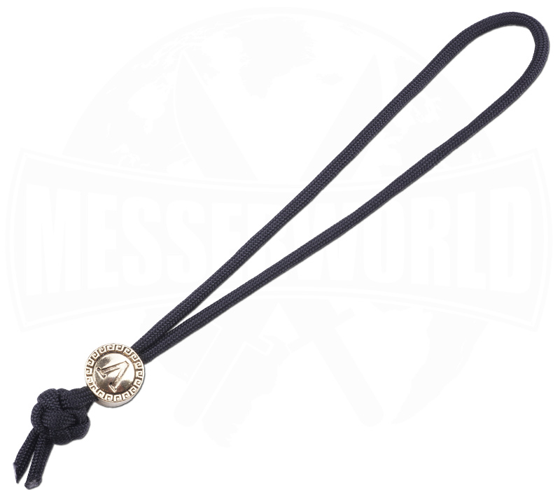 Spartan Blades Lanyard Spartan Shield Black | Messerworld.en