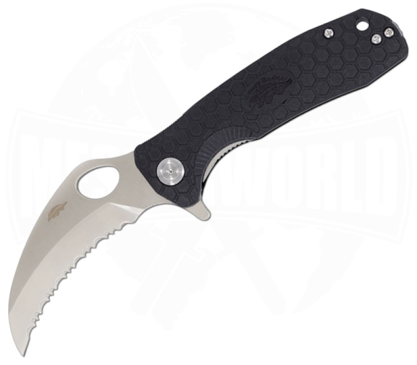 Honey Badger Claw Small Black Serrated
