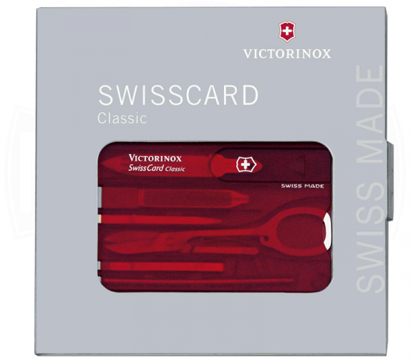 Victorinox Swiss Card Classic Check Card Tool Messerworld.en