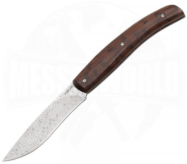 Haller Damascus Knife with Snakewood
