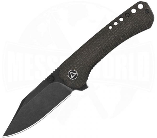 QSP Kestrel Micarta Dark Brown/black