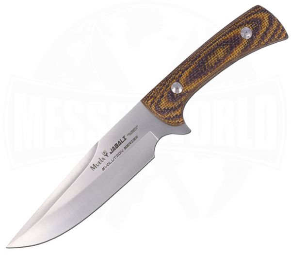 Muela Jabali Micarta Brown Outdoor Knife