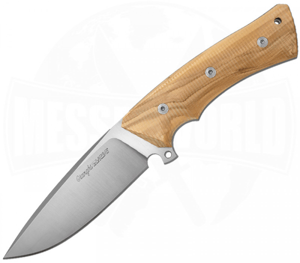 Gianghi Olive Outdoor Knife with Olive Wood Scales