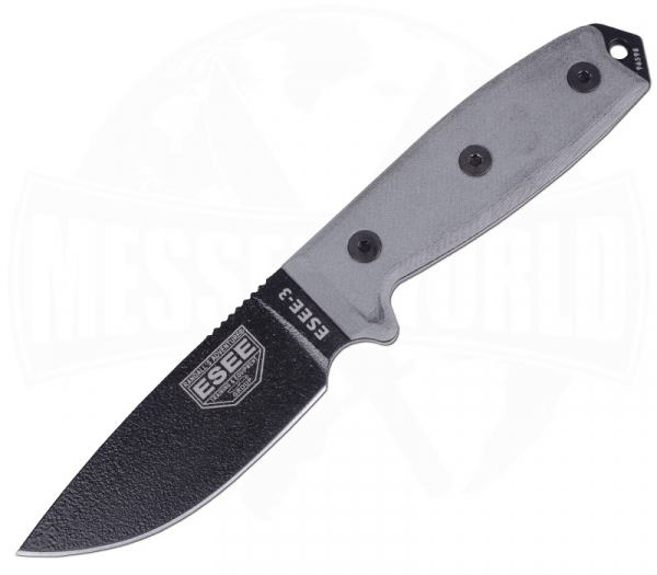 ESEE Knives Model 3 Micarta grey