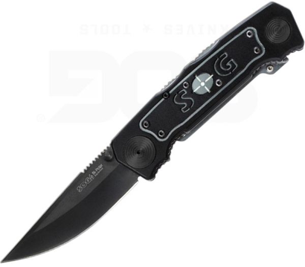 SOG Knives Bi-Polar Black Rettungsmesser Allblack
