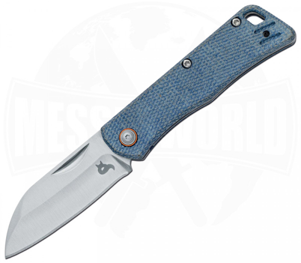 Blackfox Teeny Blue Micarta EDC Zweihandmesser D2
