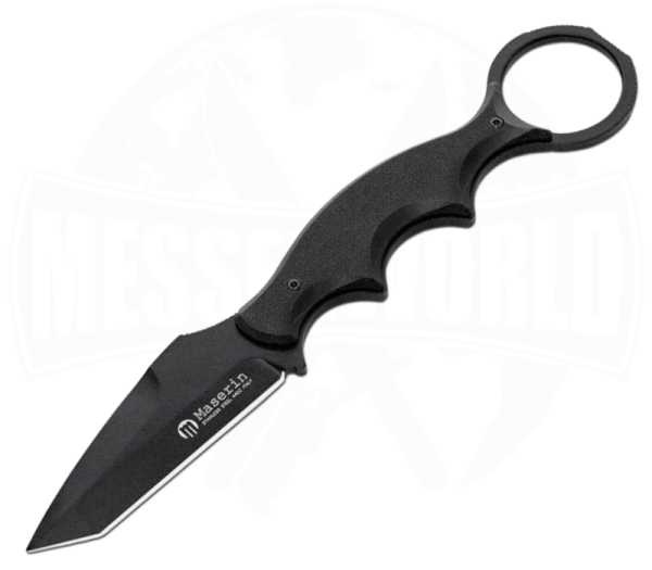 Maserin Neck Knife Tanto Black