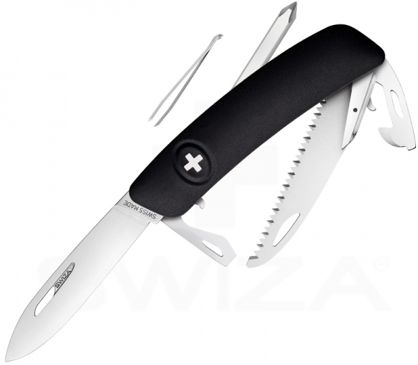 Swiza D06 Black knife with 12 functions