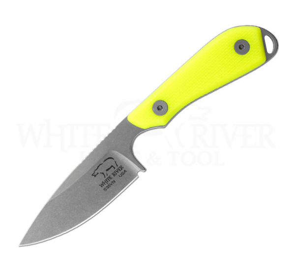 White River Knife & Tool M1 Pro G10 Yellow Kydex
