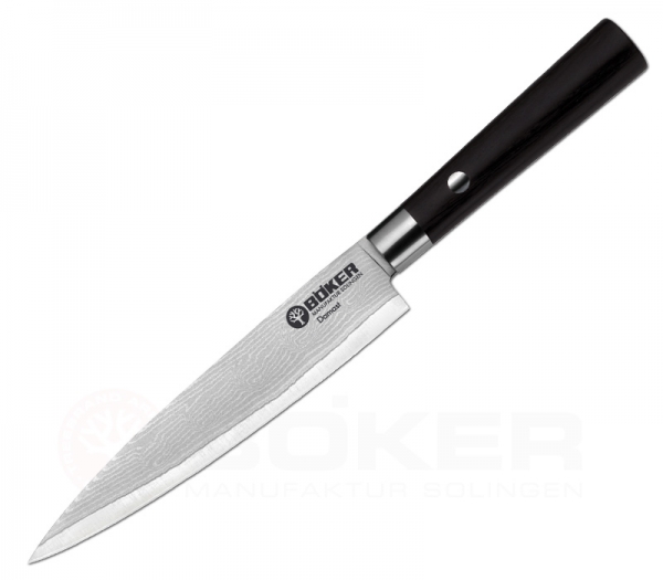 Damast Black Utility Knife