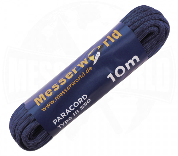 Messerworld Paracord Navy Blue 10 m