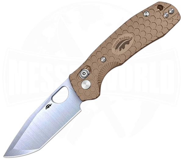 Honey Badger Medium-Large Tanto Tan