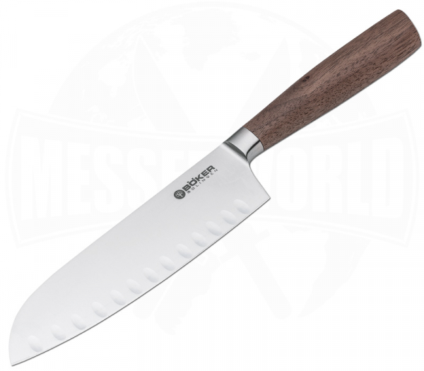 Böker Core Santoku mit Kullen Walnuss 