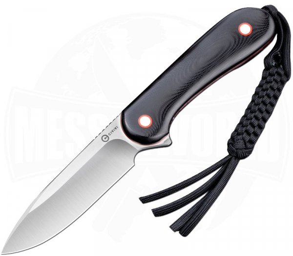 CIVIVI Elementum Fixed G10 Black Leather 