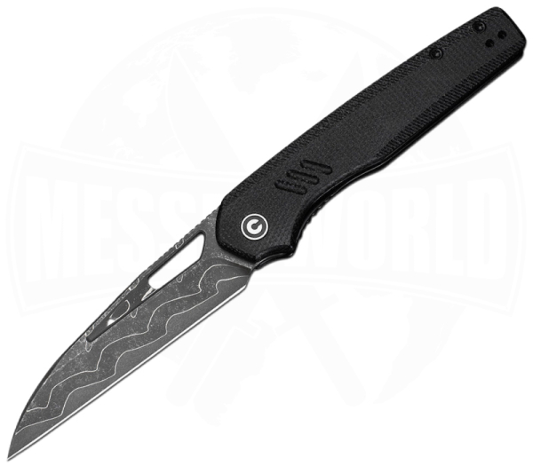 CIVIVI Guile Linerlock Black Damast C24062B-DS1