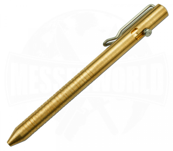 AW Messer Tactical Pen Brass