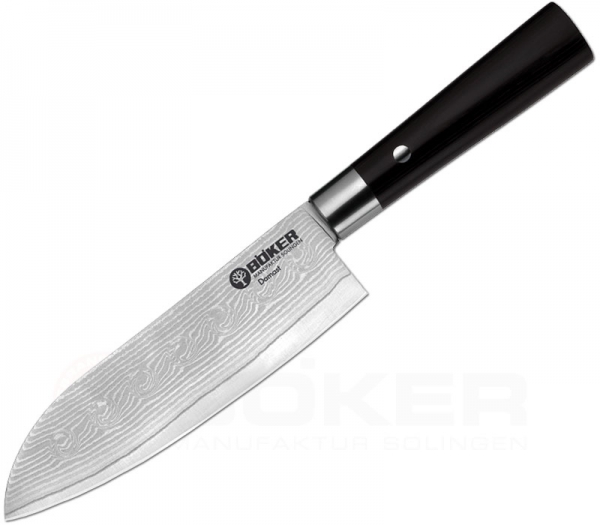 Damast Black Santoku