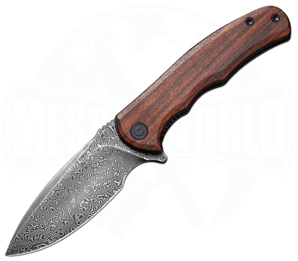 Civivi Mini Praxis Wood Damast C18026C-DS1
