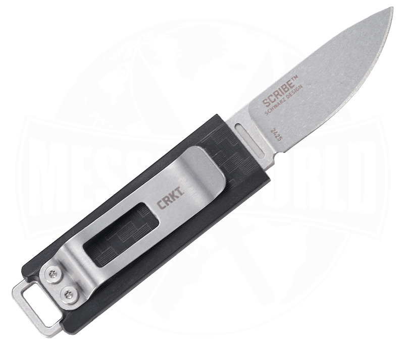 CRKT Messer SCRIBE Mini Fixed mit Verschlusskappe 5Cr15MoV Stahl Clip