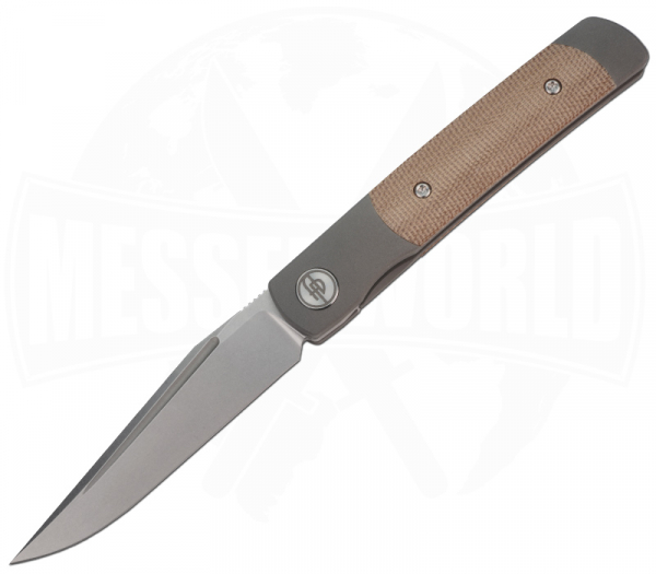 A Purvis Blades Rook Natural Micarta