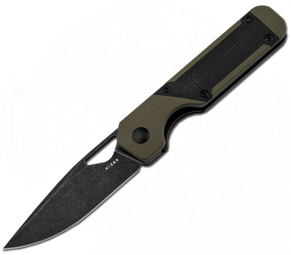 Kizer Mini Militaw G10 Green