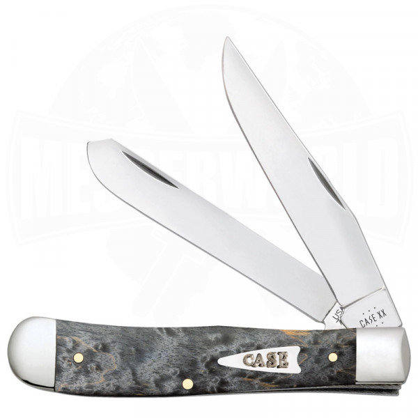Case Knives Trapper Gray Birdseye Maple Double Blade 