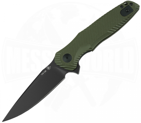 Spartan Blades Poros Green G10 Flipper