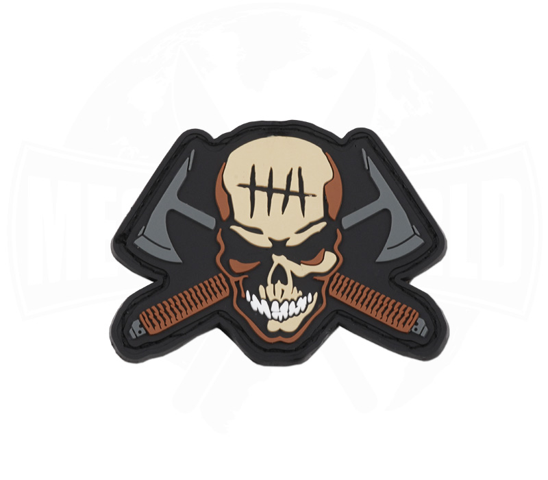 Skull-Double-Axe-Patch