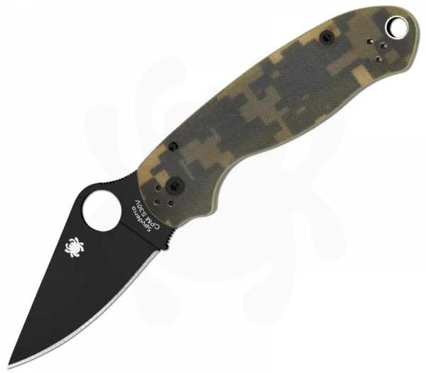 Spyderco Para 3 Camo Black Blade