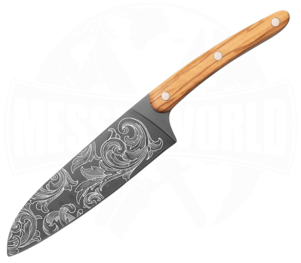 Deejo Sankaimesser Olivenholz Floréal