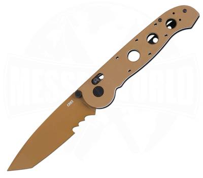 CRKT M16-10DZ Klappmesser - Tanto-Klinge Aus D2-Stahl, Nylongriff, Liner Lock Mit Sicherheit, Für Everyday Carry