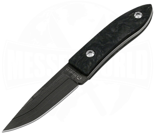 Maserin 923/DN AM22 Damascus Feststehendes Messer